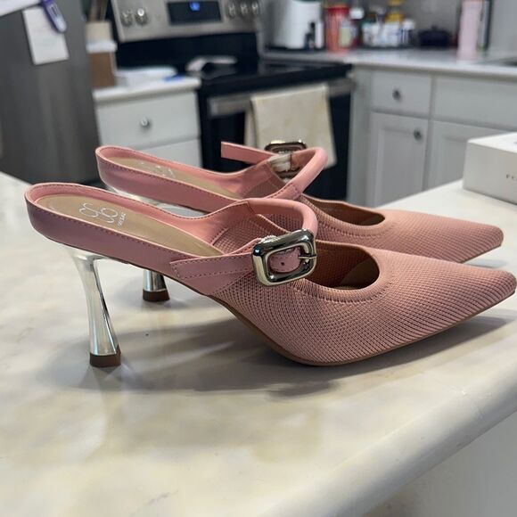 Gracelithe Pointed Toe Low Heeled Mules - Picture 6 of 9